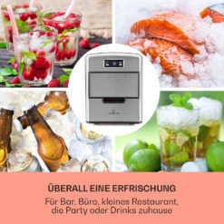 Metropolitan Eiswürfelmaschine 12kg/24h Digitales Display -Einrichtungsgeschäft 10031881 de 0003 usp