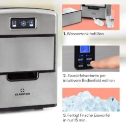 Metropolitan Eiswürfelmaschine 12kg/24h Digitales Display -Einrichtungsgeschäft 10031881 de 0004 usp