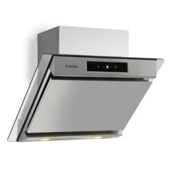 Balzac 60 Dunstabzugshaube 60 Cm 210W 610m³/h LED Touch Edelstahl Glas