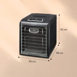Fruit Jerky Plus 9 Dörrautomat Timer 9 Ablagen 600-700 W 35-70 °C -Einrichtungsgeschäft 10031936 yy 0005 logo