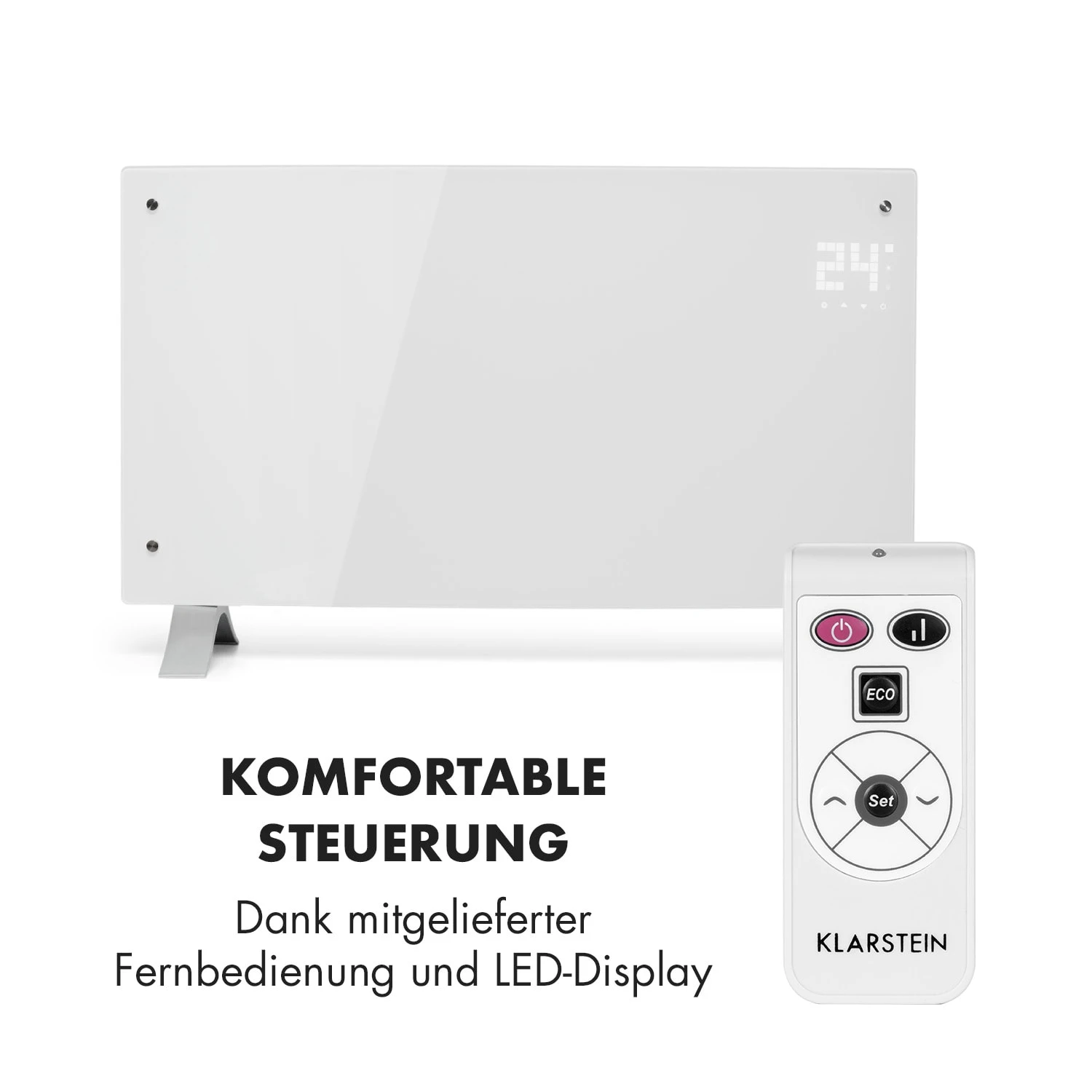 Bornholm Curved Konvektions-Heizgerät Thermostat Timer 2000W 5 Bornholm Curved Konvektions-Heizgerät Thermostat Timer 2000W – Bild 3