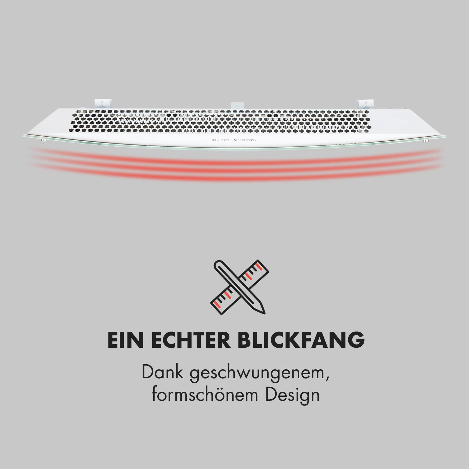 Bornholm Curved Konvektions-Heizgerät Thermostat Timer 2000W 8 Bornholm Curved Konvektions-Heizgerät Thermostat Timer 2000W – Bild 6