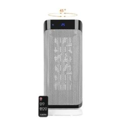 Chaval Heizturm 2.000 W Thermostat Timer Fernbedienung Weiß -Einrichtungsgeschäft 10032004 yy 0003 front Klarstein Chaval Heizturm weiss