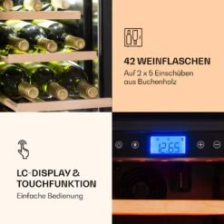 Vinovilla 42 Twin Built-In Duo Weinkühlschrank 2 Zonen 126l 42 Fl Glas -Einrichtungsgeschäft 10032032 de 0005 logo