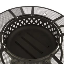 Rosario 3-in-1-Feuerschale Ø120cm | 70cm Grill | Tischplatte Stahl -Einrichtungsgeschäft 10032141 yy 0005 detail Blumfeldt Rosario 3in1 Feuerschale