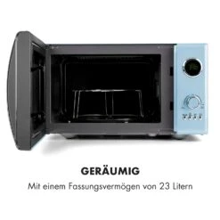 Fine Dinesty 2-in-1-Mikrowelle: 23l 800W / Grill: 1000W Blau -Einrichtungsgeschäft 10032201 de 0006 logo