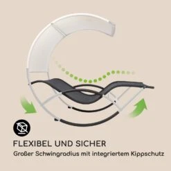 The Big Easy Schwingliege Silber, Wetterfest 350 Kg Max. UV- Schutz -Einrichtungsgeschäft 10032241 de 0003 logo