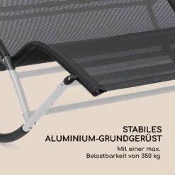 The Big Easy Schwingliege Silber, Wetterfest 350 Kg Max. UV- Schutz -Einrichtungsgeschäft 10032241 de 0008 logo