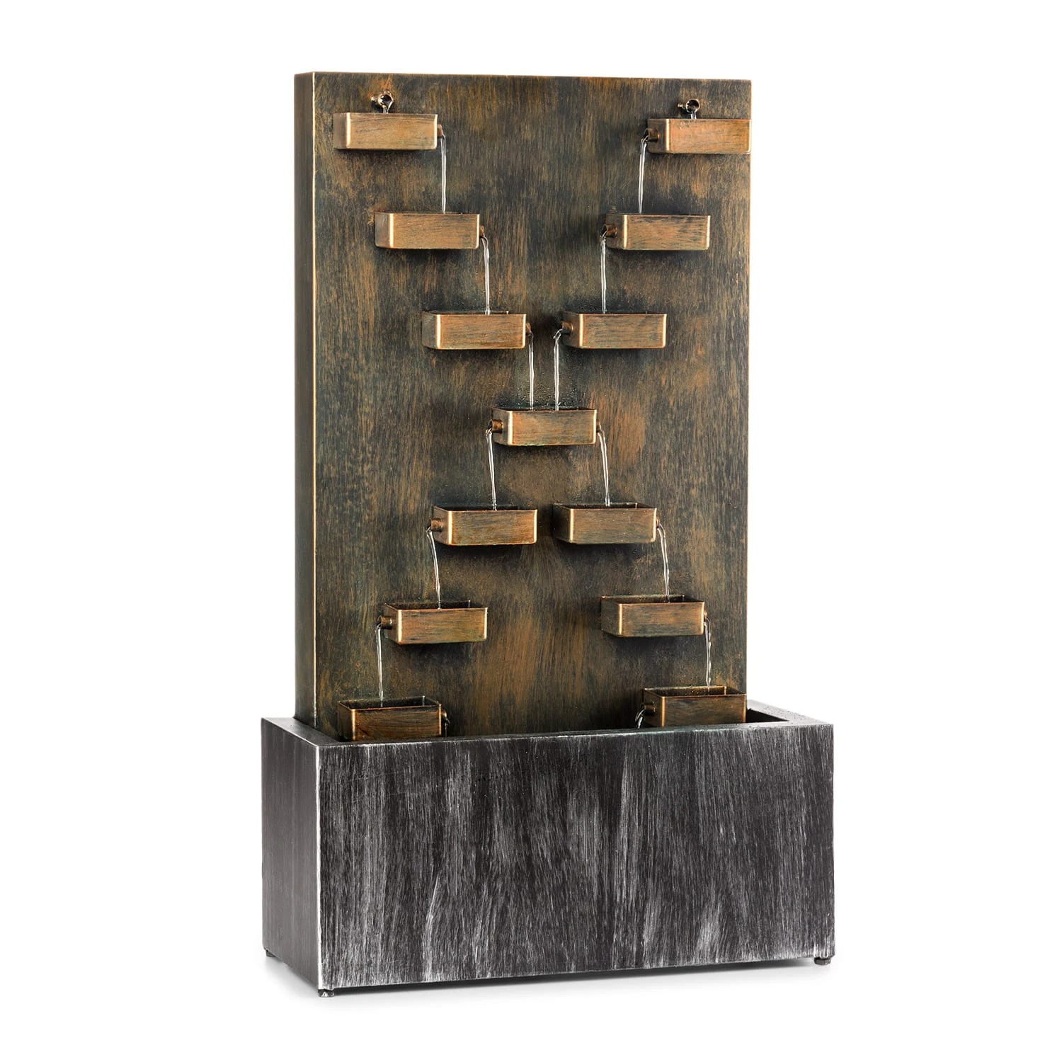 River Crossing Gartenbrunnen In/Outdoor 6W Pumpe 10m Kabel Verzinkt 3 River Crossing Gartenbrunnen In/Outdoor 6W Pumpe 10m Kabel Verzinkt