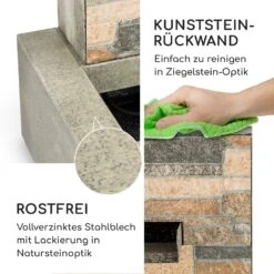 Watergate Gartenbrunnen In/Outdoor 15W Pumpe 10m Kabel Verzinkt -Einrichtungsgeschäft 10032262 de 0005 logo