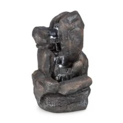 Felsquell Solar-Kaskadenbrunnen Akkubetrieb 2 KW Solarpanel 3 LEDs 11 Felsquell Solar-Kaskadenbrunnen Akkubetrieb 2 KW Solarpanel 3 LEDs -Einrichtungsgeschäft 10032286 yy 0003 detail Blumfeldt Felsquell Solar Kaskadenbrunnen