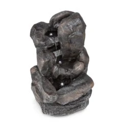 Felsquell Solar-Kaskadenbrunnen Akkubetrieb 2 KW Solarpanel 3 LEDs 12 Felsquell Solar-Kaskadenbrunnen Akkubetrieb 2 KW Solarpanel 3 LEDs -Einrichtungsgeschäft 10032286 yy 0004 detail Blumfeldt Felsquell Solar Kaskadenbrunnen