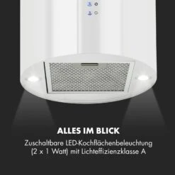 Barett Inselabzugshaube Ø35cm Umluft 558 M³/h LED Aktivkohlefilter -Einrichtungsgeschäft 10032302 de 0008 logo