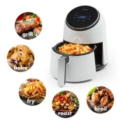 AirVital Heißluftfritteuse 1300W 2,5l CeraPlus-Antihaft Touch Weiß 13 AirVital Heißluftfritteuse 1300W 2,5l CeraPlus-Antihaft Touch Weiß -Einrichtungsgeschäft 10032331 yy 0003 logo Klarstein AirVital Heissluftfritteuse 1300W weiss