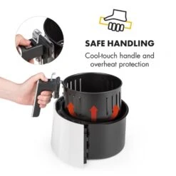 AirVital Heißluftfritteuse 1300W 2,5l CeraPlus-Antihaft Touch Weiß 18 AirVital Heißluftfritteuse 1300W 2,5l CeraPlus-Antihaft Touch Weiß -Einrichtungsgeschäft 10032331 yy 0008 logo Klarstein AirVital Heissluftfritteuse 1300W weiss