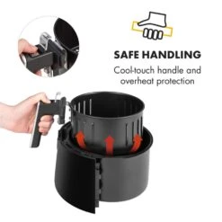 AirVital Heißluftfritteuse 1300W 2,5l CeraPlus-Antihaft Touch Schwarz -Einrichtungsgeschäft 10032332 yy 0008 logo Klarstein AirVital Heissluftfritteuse 1300W schwarz