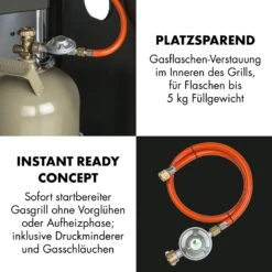 Lucifer 2.0-T Gasgrill 2 X 3,5 KW Brenner 45x44cm Grill Edelstahl -Einrichtungsgeschäft 10032455 de 0008 logo