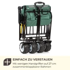 Easy Rider Bollerwagen Bis 70kg Teleskopstange Zusammenklappbar Grün -Einrichtungsgeschäft 10032543 de 0007 logo