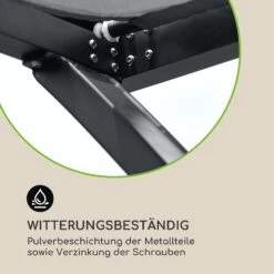 Palazzo Pavillon 4x3m Faltdach Polyester Aluminium Schwarz / Grau -Einrichtungsgeschäft 10032577 de 0005 logo