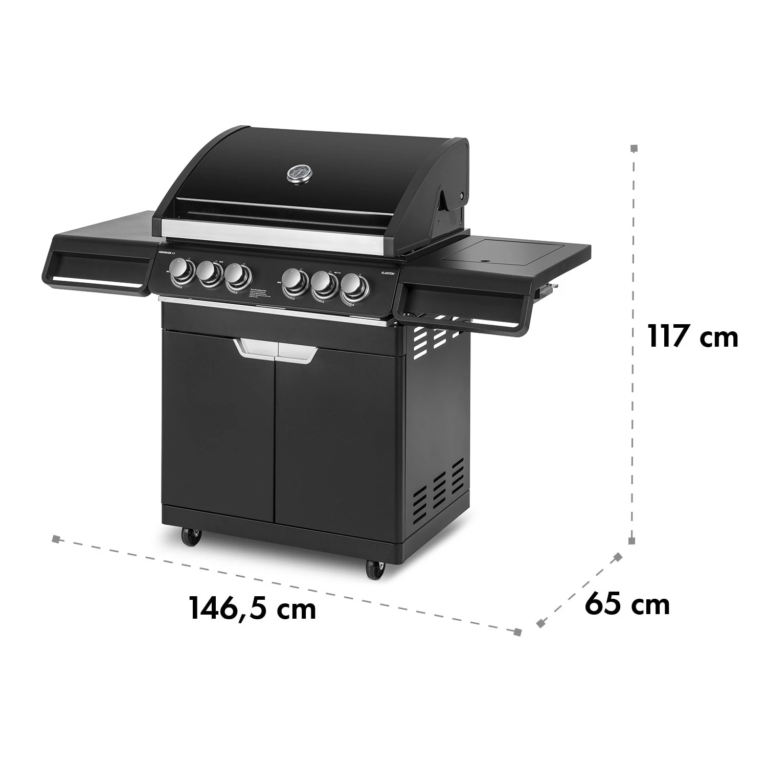 Highgrade 4 IB Gasgrill 6 Brenner 19,8 KW 71x46cm Grill Edelstahl 12 Highgrade 4 IB Gasgrill 6 Brenner 19,8 KW 71x46cm Grill Edelstahl – Bild 10