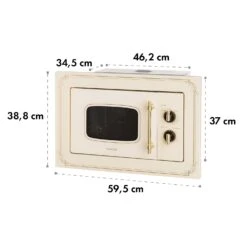 Victoria 20 Einbau-Mikrowelle, 20 L, 800 W, Grill: 1000 W, Elfenbein -Einrichtungsgeschäft 10032592 yy 0010 logo