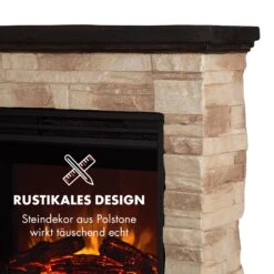 Kaprun Elektrischer Kamin 1800W Steindekor Polystone Fernbedienung 16 Kaprun Elektrischer Kamin 1800W Steindekor Polystone Fernbedienung -Einrichtungsgeschäft 10032596 de 0006 logo