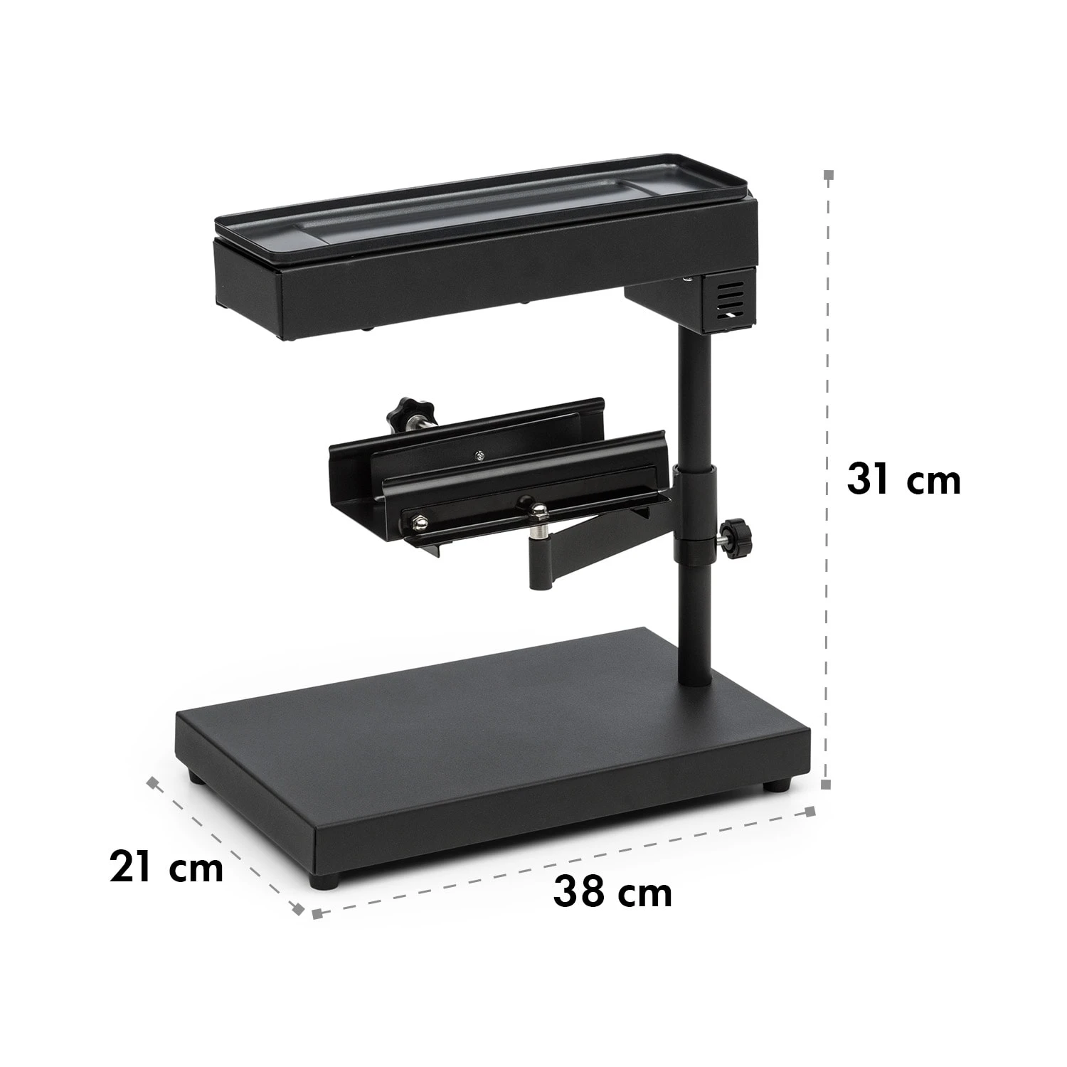 Appenzell Peak Raclette Mit Grill 1000W Thermostatschalter Schwarz 10 Appenzell Peak Raclette Mit Grill 1000W Thermostatschalter Schwarz – Bild 8