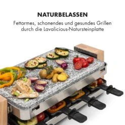 Prime-Rib Raclettegrill 8 Pers. 1500 W Natursteinplatte Edelstahl Holz -Einrichtungsgeschäft 10032695 de 0003 logo