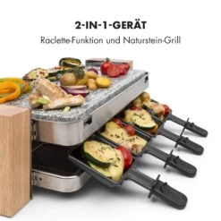 Prime-Rib Raclettegrill 8 Pers. 1500 W Natursteinplatte Edelstahl Holz -Einrichtungsgeschäft 10032695 de 0004 logo