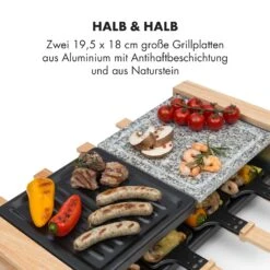 Chateaubriand Nuovo Raclette 1200W Aluminium / Stein 8 Personen Holz -Einrichtungsgeschäft 10032729 de 0003 logo