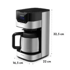 Kaffeemaschine Arabica 800W EasyTouch Control Silber/schwarz -Einrichtungsgeschäft 10032772 yy 0007 logo