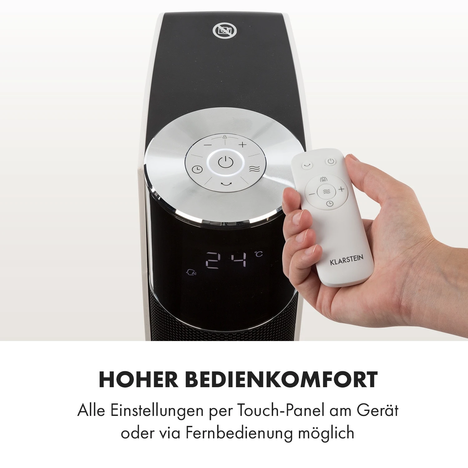 Hightower Heat Deluxe Heizlüfter Ventilator 2200W Thermostat 35°C 5 Hightower Heat Deluxe Heizlüfter Ventilator 2200W Thermostat 35°C – Bild 3