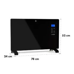 Norderney Konvektions-Heizgerät Thermostat Timer 2000W 30m² Schwarz -Einrichtungsgeschäft 10032789 yy 0008 logo