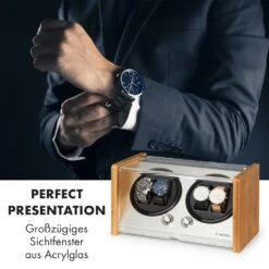 Hanoi 4 Uhrenbeweger, 4 Uhren, 3 Geschwindigkeiten, 4 Modi, Bambus -Einrichtungsgeschäft 10032798 de 0002 logo