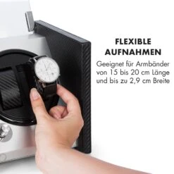 Tokyo 2 Uhrenbeweger, 2 Uhren, 3 Geschwindigkeiten, 4 Modi, Schwarz -Einrichtungsgeschäft 10032799 de 0007 logo