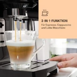 BellaVita Kaffeemaschine 3-in-1 1450 W 20 Bar Milchschäumer -Einrichtungsgeschäft 10032806 de 0005 logo