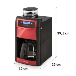 Aromatica II Duo Kaffeemaschine, Integriertes Mahlwerk, 1,25 L, Rot -Einrichtungsgeschäft 10032866 yy 0011 logo Klarstein Aromatica II Duo Kaffeemaschine rot