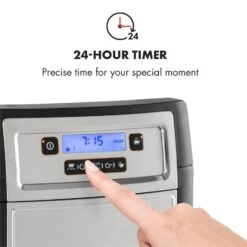 Aromatica II Kaffeemaschine, Mahlwerk, 1,25 L, Silber 15 Aromatica II Kaffeemaschine, Mahlwerk, 1,25 L, Silber -Einrichtungsgeschäft 10032872 yy 0005 logo Klarstein Aromatica II Kaffeemaschine silber