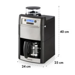 Aromatica II Kaffeemaschine, Mahlwerk, 1,25 L, Silber 21 Aromatica II Kaffeemaschine, Mahlwerk, 1,25 L, Silber -Einrichtungsgeschäft 10032872 yy 0011 logo Klarstein Aromatica II Kaffeemaschine silber
