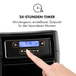 Aromatica II Set Kaffeemaschine, Mahlwerk, 1,25 L, Schwarz 17 Aromatica II Set Kaffeemaschine, Mahlwerk, 1,25 L, Schwarz -Einrichtungsgeschäft 10032874 de 0005 logo