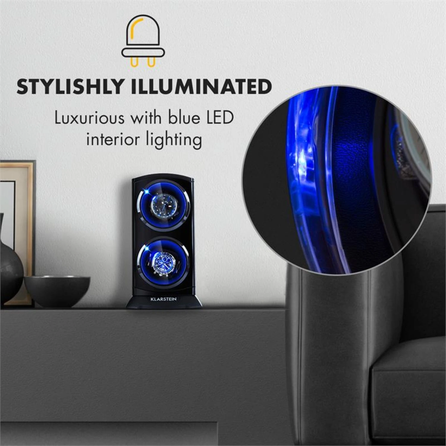 St. Gallen Premium Uhrenbeweger 2 Uhren 4 Geschwindigkeiten 10 St. Gallen Premium Uhrenbeweger 2 Uhren 4 Geschwindigkeiten – Bild 8