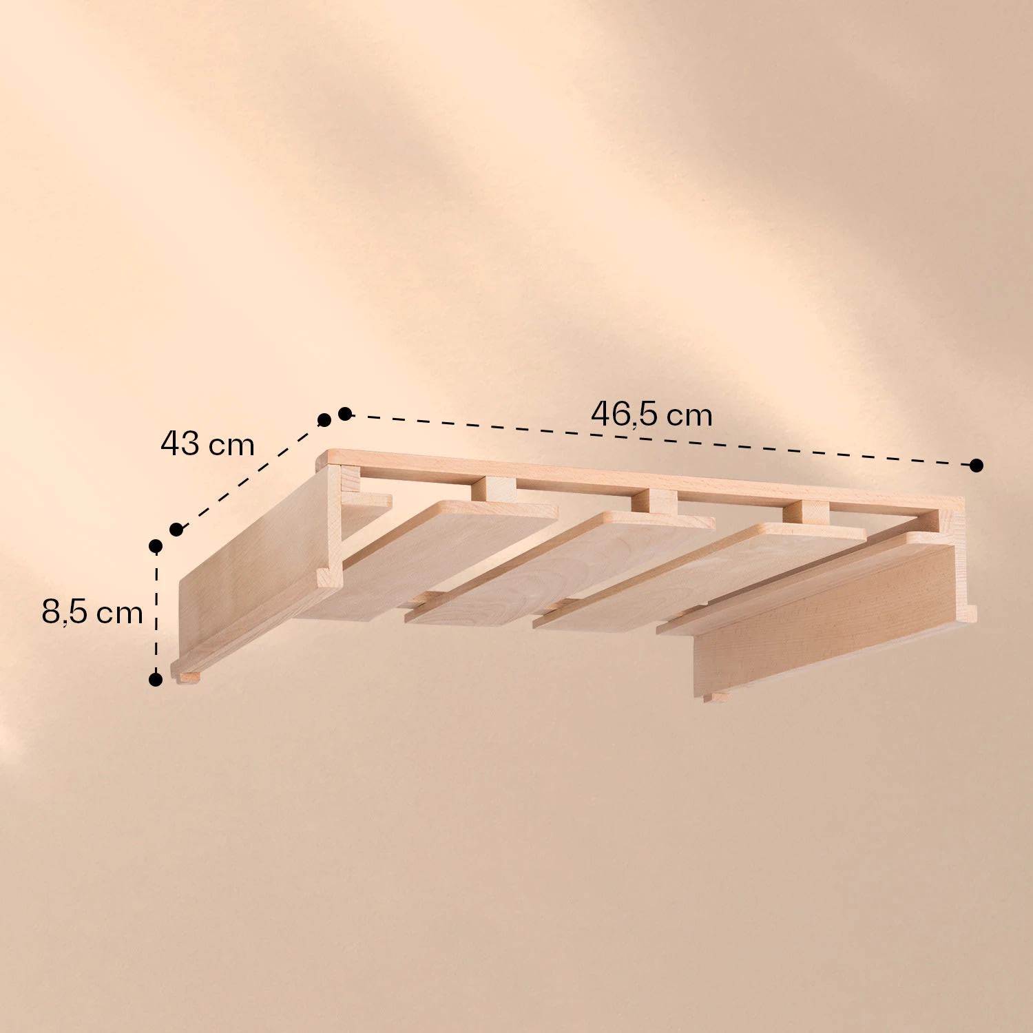 Barossa 102 Duo Weinglas-Regal Zubehör 16 Gläser 4 Schienen Echtholz 6 Barossa 102 Duo Weinglas-Regal Zubehör 16 Gläser 4 Schienen Echtholz – Bild 4