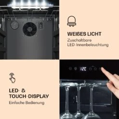 Bellevin 62 Weinkühlschrank 56 Flaschen 5-20°C EEC G 12 Bellevin 62 Weinkühlschrank 56 Flaschen 5-20°C EEC G -Einrichtungsgeschäft 10032923 de 0003 logo