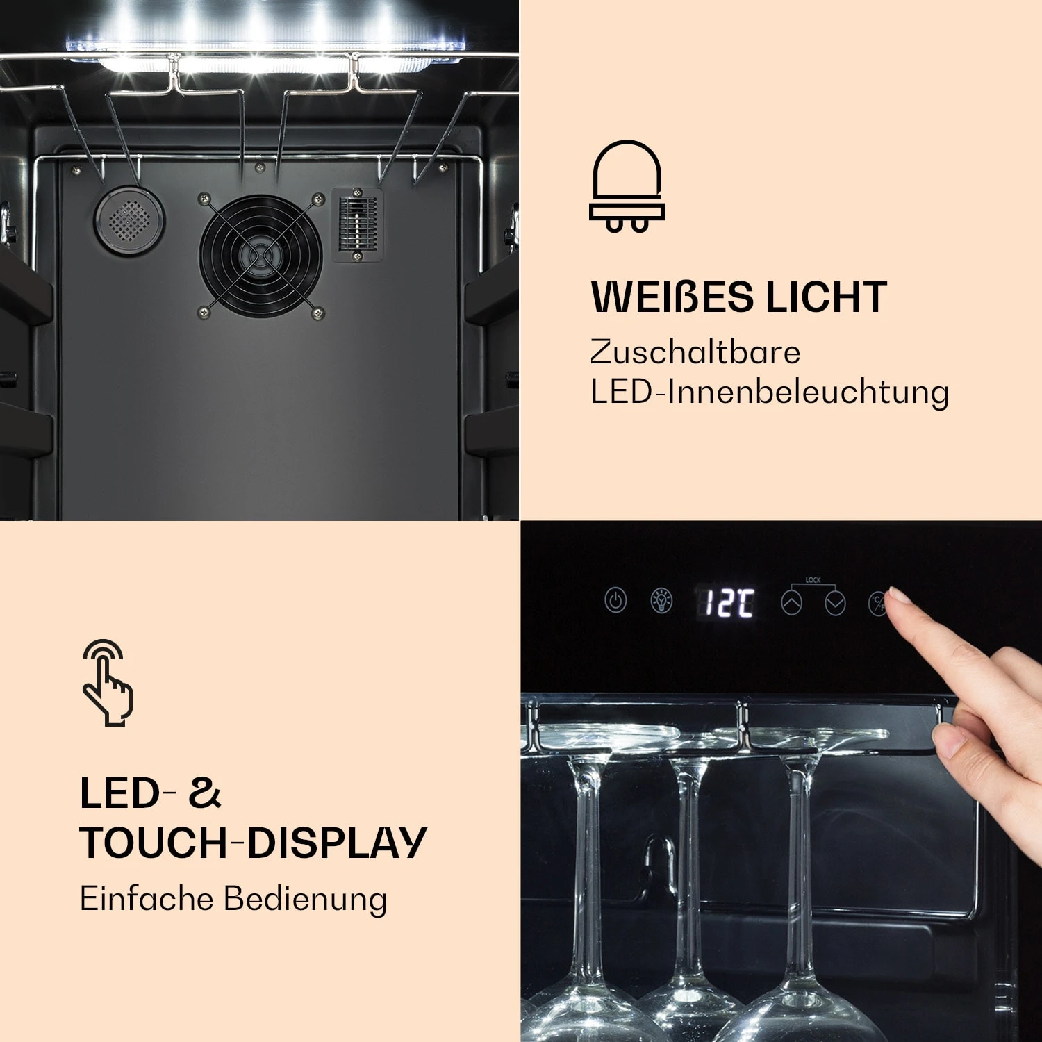 Bellevin 62 Weinkühlschrank 56 Flaschen 5-20°C EEC G 5 Bellevin 62 Weinkühlschrank 56 Flaschen 5-20°C EEC G – Bild 3