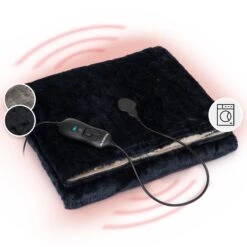 Dr. Watson SuperSoft Heizdecke 120 W 180 X 130 Cm Teddy-Plüsch