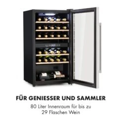 Vinamour 29 Duo Weinkühlschrank 2 Zonen 80L/29 Flaschen 5-22°C Touch -Einrichtungsgeschäft 10033083 de 0003 logo