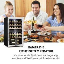 Vinamour 29 Duo Weinkühlschrank 2 Zonen 80L/29 Flaschen 5-22°C Touch -Einrichtungsgeschäft 10033083 de 0004 logo