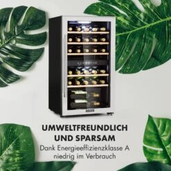 Vinamour 29 Duo Weinkühlschrank 2 Zonen 80L/29 Flaschen 5-22°C Touch -Einrichtungsgeschäft 10033083 de 0006 logo