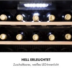 Vinamour 29 Duo Weinkühlschrank 2 Zonen 80L/29 Flaschen 5-22°C Touch -Einrichtungsgeschäft 10033083 de 0008 logo