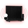 Wallander Ölradiator 600W Thermostat Ölheizung Ultraflach Schwarz -Einrichtungsgeschäft 10033099 de 0001 main